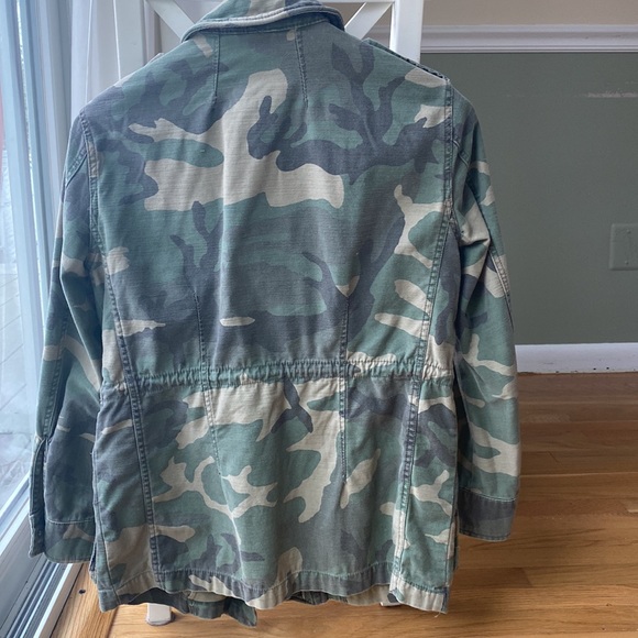 Free People Army Camouflage Military style jacket - Picture 4 of 6